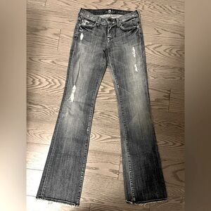 7 For  All Mankind: Light-wash Jeans